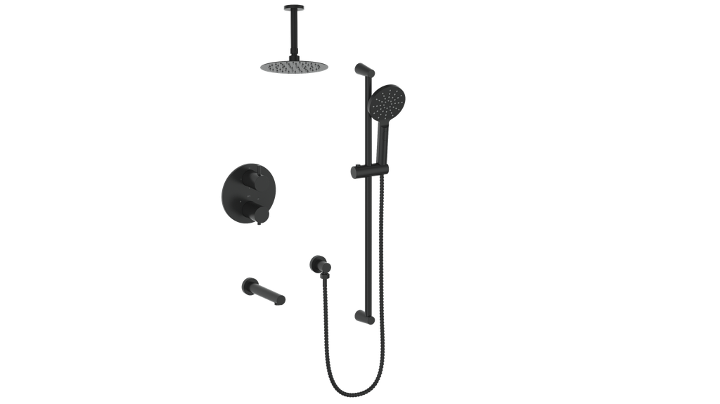 Vogt Wörgl 3-Way Thermostatic Shower System With Rough-In Valve - SET.WL.320.310