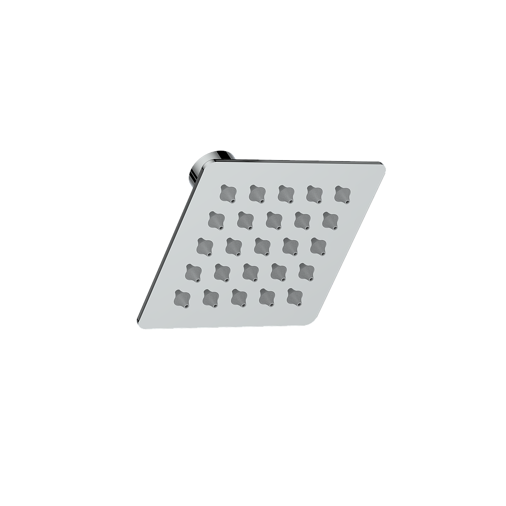 Vogt 4 inch Square Stainless Steel Rain Shower Head SH.01.0404 in Polished Chrome