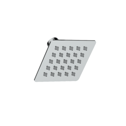 Vogt 4 inch Square Stainless Steel Rain Shower Head SH.01.0404 in Polished Chrome