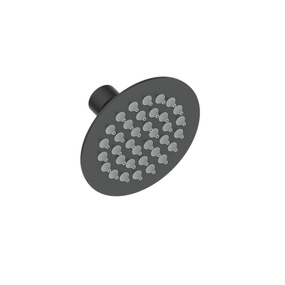 Vogt 4 inch Round Stainless Steel Rain Shower Head SH.02.0404 in Matte Black