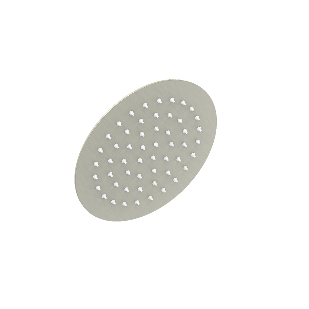 Vogt 8 inch Round Rain Shower Head SH.02.0808 in Brushed Nickel