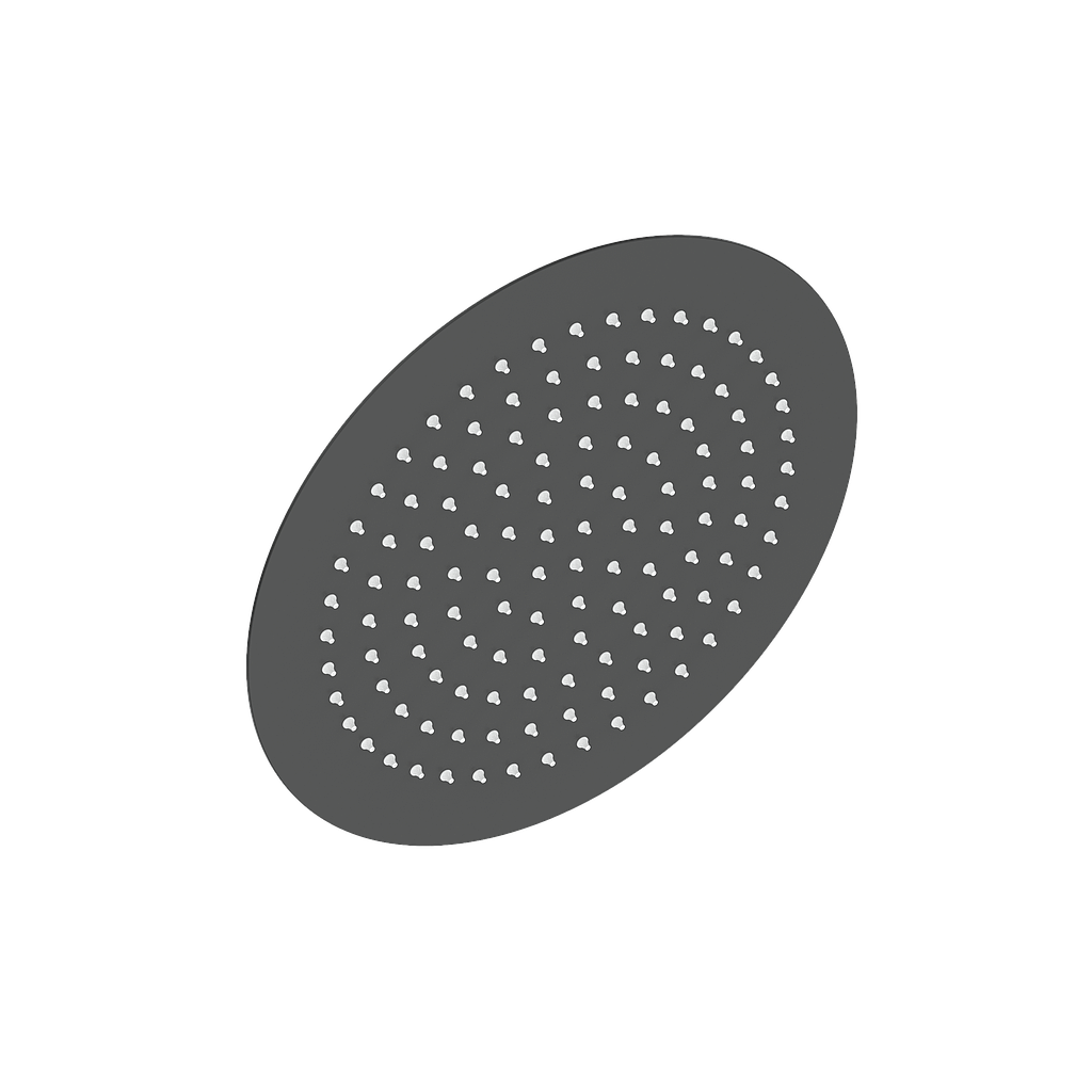 Vogt 12 inch Round Rain Shower Head SH.02.1212 in Matte Black