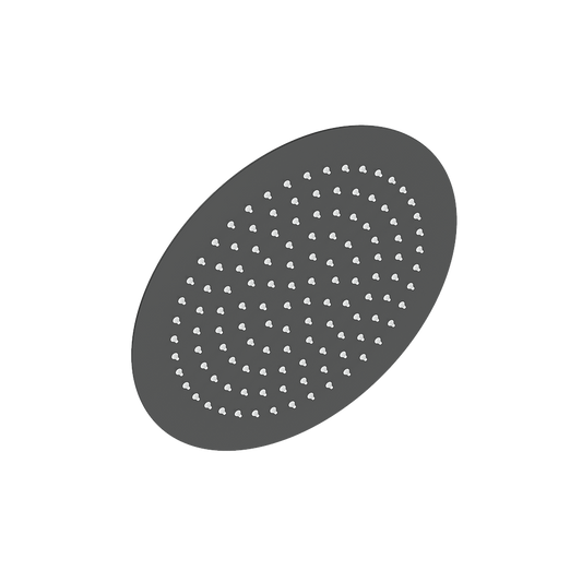 Vogt 12 inch Round Rain Shower Head SH.02.1212 in Matte Black