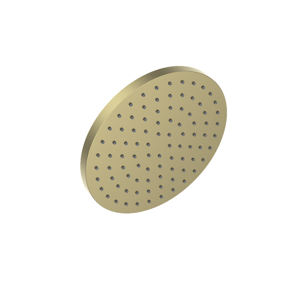 Vogt Drava 8 inch Round Brass Rain Shower Head SH.06.0808 in Brushed Gold
