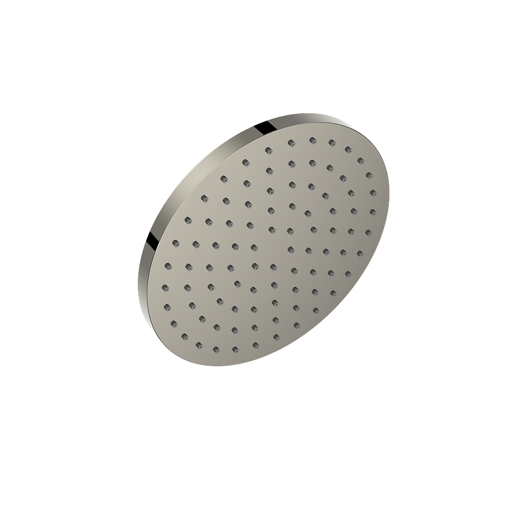 Vogt Drava 8 inch Round Brass Rain Shower Head SH.06.0808 in Polished Nickel