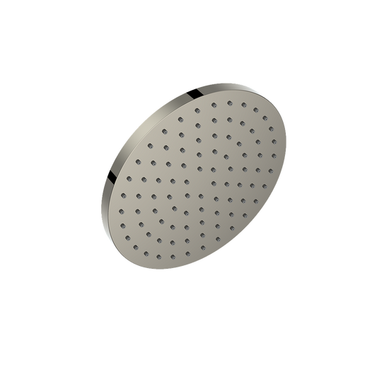Vogt Drava 8 inch Round Brass Rain Shower Head SH.06.0808 in Polished Nickel