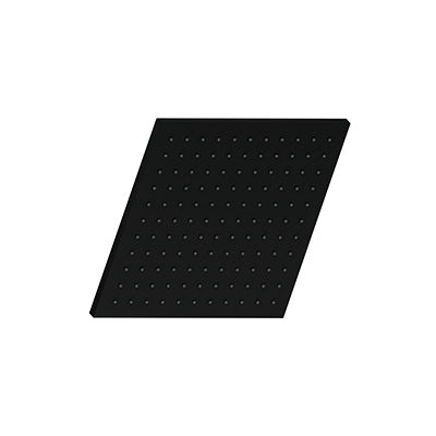 Vogt Niveau 12 inch Square Brass Rain Shower Head SH.07.1212 in Matte Black