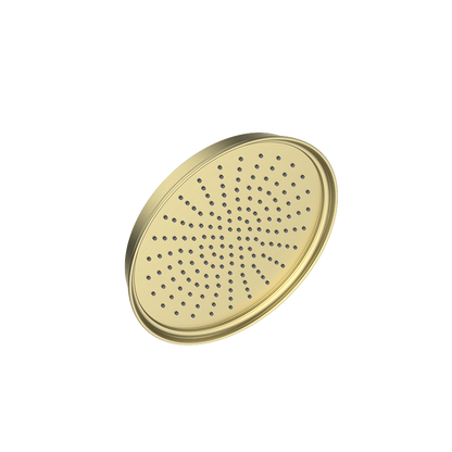 Vogt Zehn 12 inch Round Brass Rain Shower Head SH.09.1212 in Brushed Gold