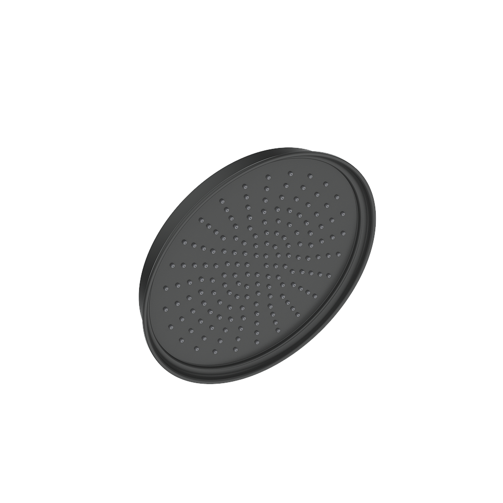 Vogt Zehn 12 inch Round Brass Rain Shower Head SH.09.1212 in Matte Black