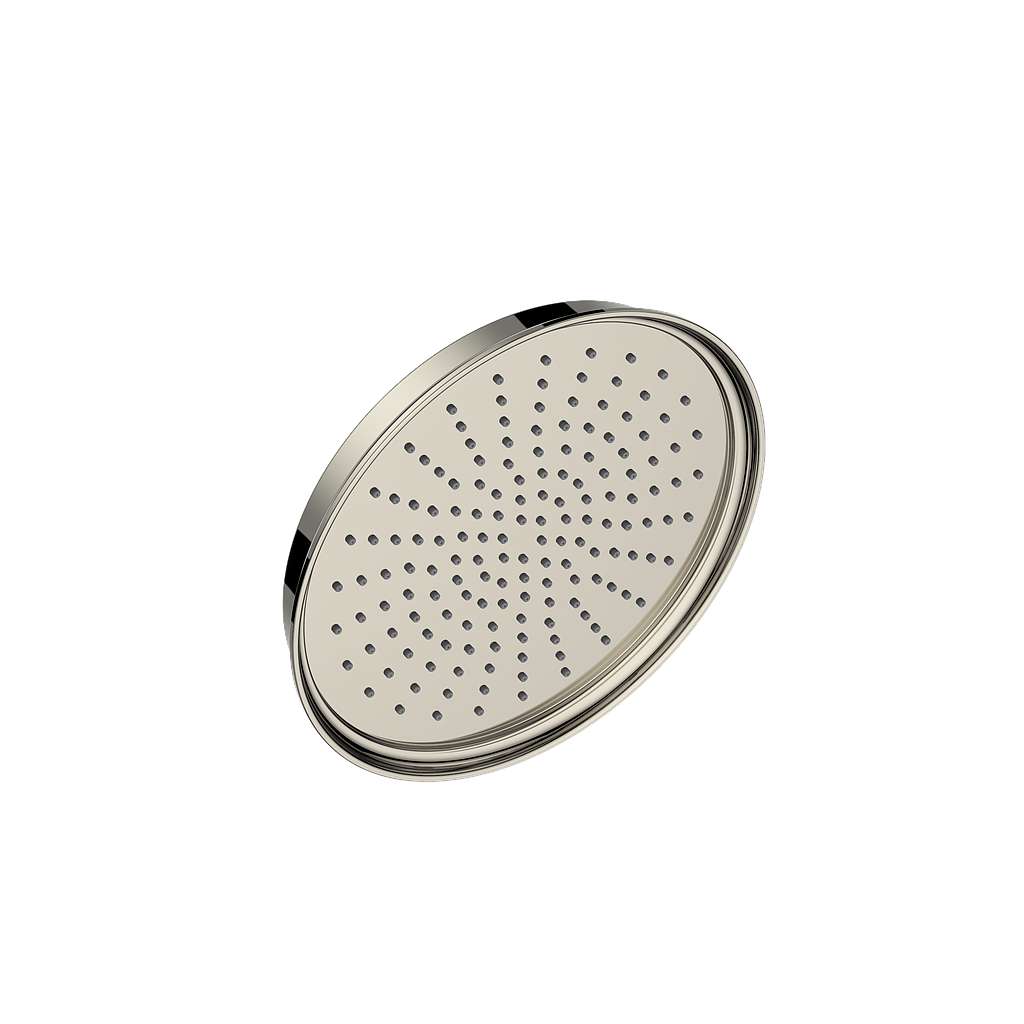 Vogt Zehn 12 inch Round Brass Rain Shower Head SH.09.1212 in Polished Nickel
