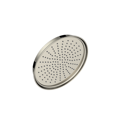 Vogt Zehn 12 inch Round Brass Rain Shower Head SH.09.1212 in Polished Nickel