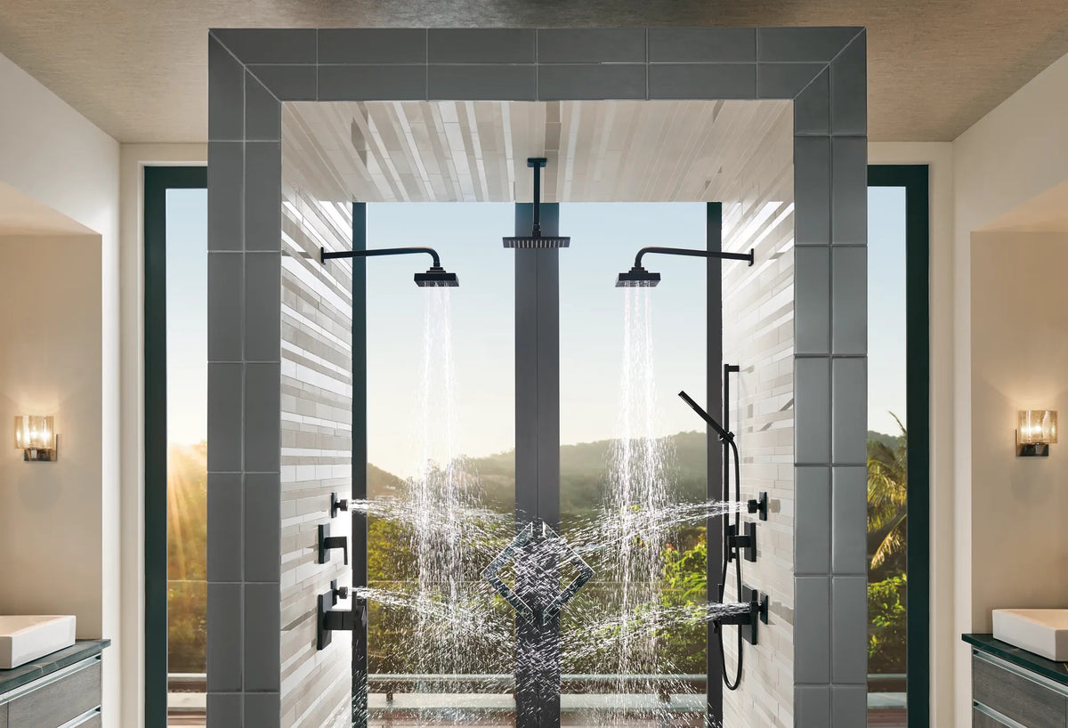 Brizo Hydrachoice Max Square Body Spray Trim - T84913 - lifestyle 37