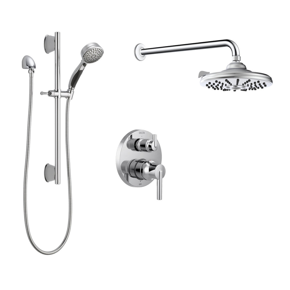 Delta Round Pressure Balance Shower Kit Trim Only - SKD12