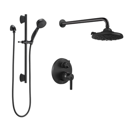 Delta Round Pressure Balance Shower Kit Trim Only - SKD12