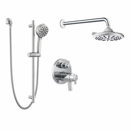 Delta Round Thermostatic Shower Kit - SKD14