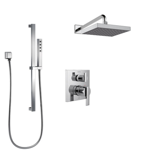 Delta Trim Only Square Pressure Balance Shower Kit Trim Only - SKD19