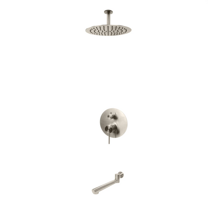 Kodaen Elegante Two Way Pressure Balanced System - Kit 4, With 12" Shower Head & Rough-In Valve