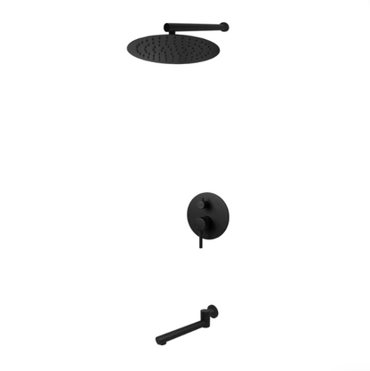 Kodaen Elegante Two Way Pressure Balanced System - Kit 4, With 12" Shower Head & Rough-In Valve