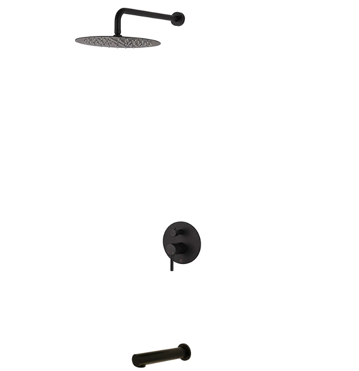 Kodaen Elegante Two Way Pressure Balanced System - Kit 3, With 10" Shower Head & Rough-In Valve