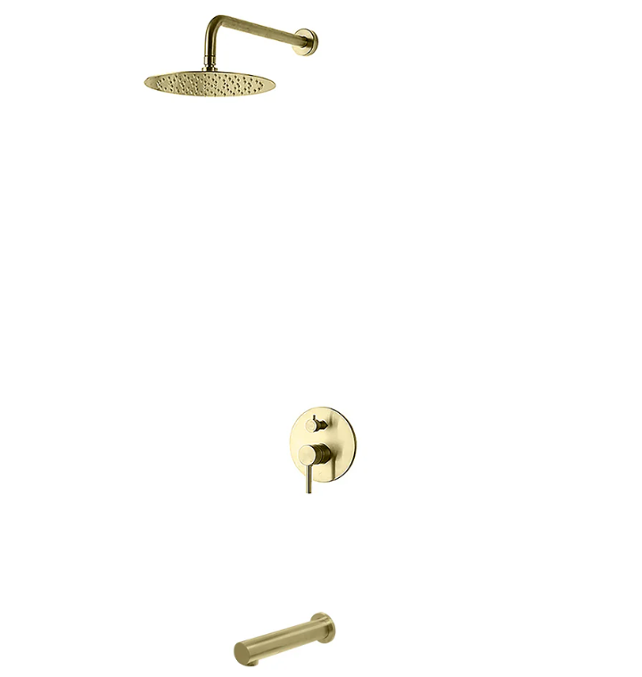 Kodaen Elegante Two Way Pressure Balanced System - Kit 3, With 10" Shower Head & Rough-In Valve