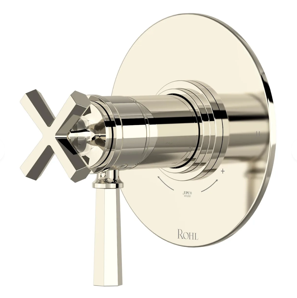 Rohl San Giovanni Ensemble robinetterie thermostatique et équilibrage de pression 1/2" avec 2 fonctions (non simultanées) - TSG44W1LM