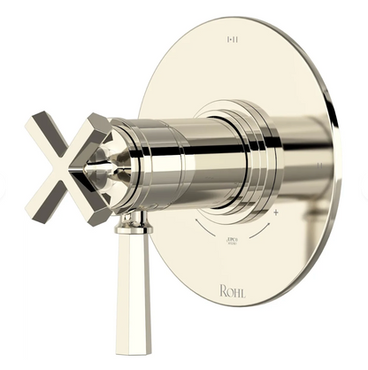 Rohl San Giovanni Garniture de robinet thermostatique et d'équilibre de pression 1/2" à 3 fonctions (partagées) - TSG23W1LM
