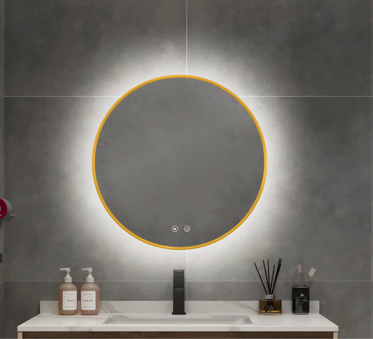 Roundy Framed Backlit LED Mirror