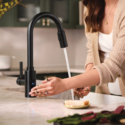 Moen Genta LX MotionSense Wave One-Handle High Arc Pulldown Kitchen Faucet