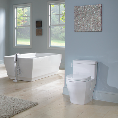 TOTO Aimes One-Piece Toilet 1.28 gpf Elongated, Universal Height Washlet+ Connection