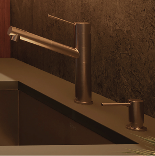 Riobel Cayo Pull-Out Kitchen Faucet Dual Spray 1.8 GPM