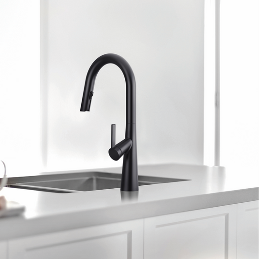 Riobel Ludik Pull-Down Kitchen Faucet Dual Spray 1.6 GPM