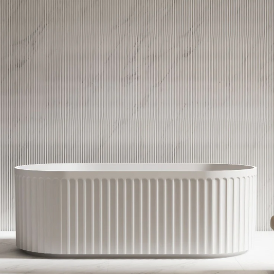 Kodaen Doric Oval One-Piece Free-Standing Bathtub