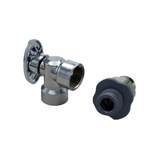 TOTO THU859 1/2 Inch Straight Shutoff Valve with Remote Button Washlet Connection Kit