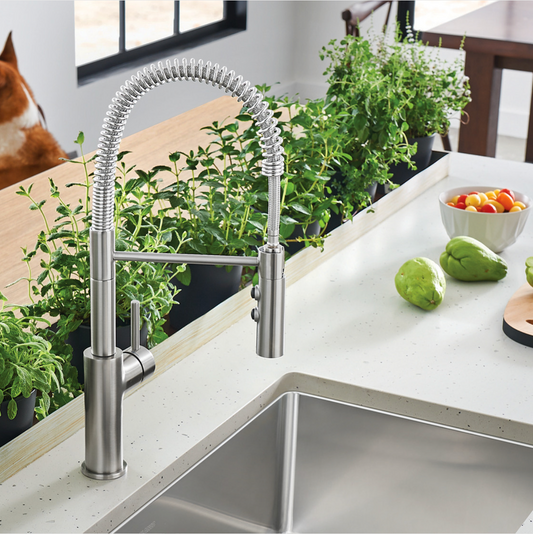 Blanco Catris Semi-Pro Pull-Down Faucet Dual Spray 1.5 GPM