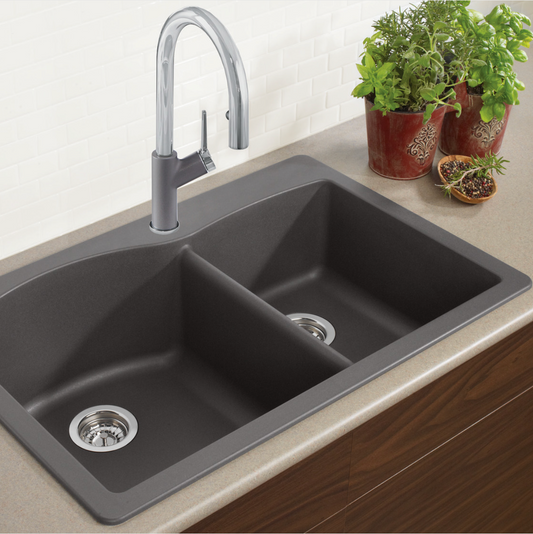 Blanco Diamond 1¾ Bowl Silgranit Dual Mount Kitchen Sink