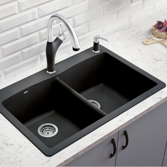 Blanco Diamond 210 Silgranit Dual Mount Kitchen Sink