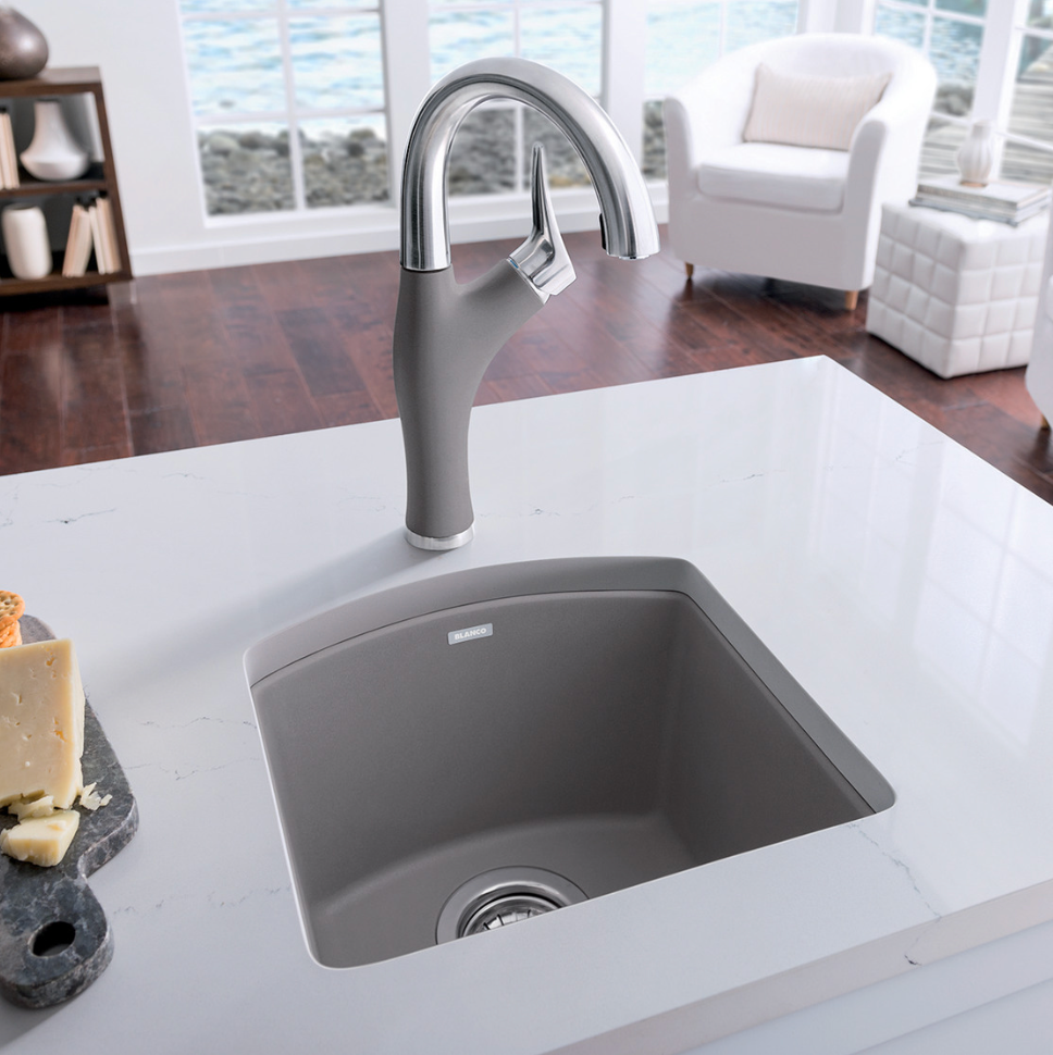 Blanco Diamond Mini Silgranit Dual Mount Kitchen Sink