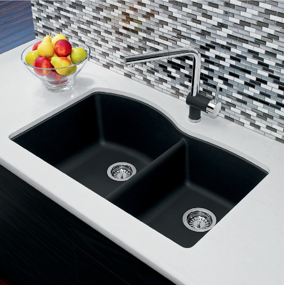Blanco Diamond U 1¾ Silgranit Undermount Kitchen Sink