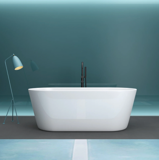 Kodaen Allure One-Piece Free-Standing Bathtub Glossy White