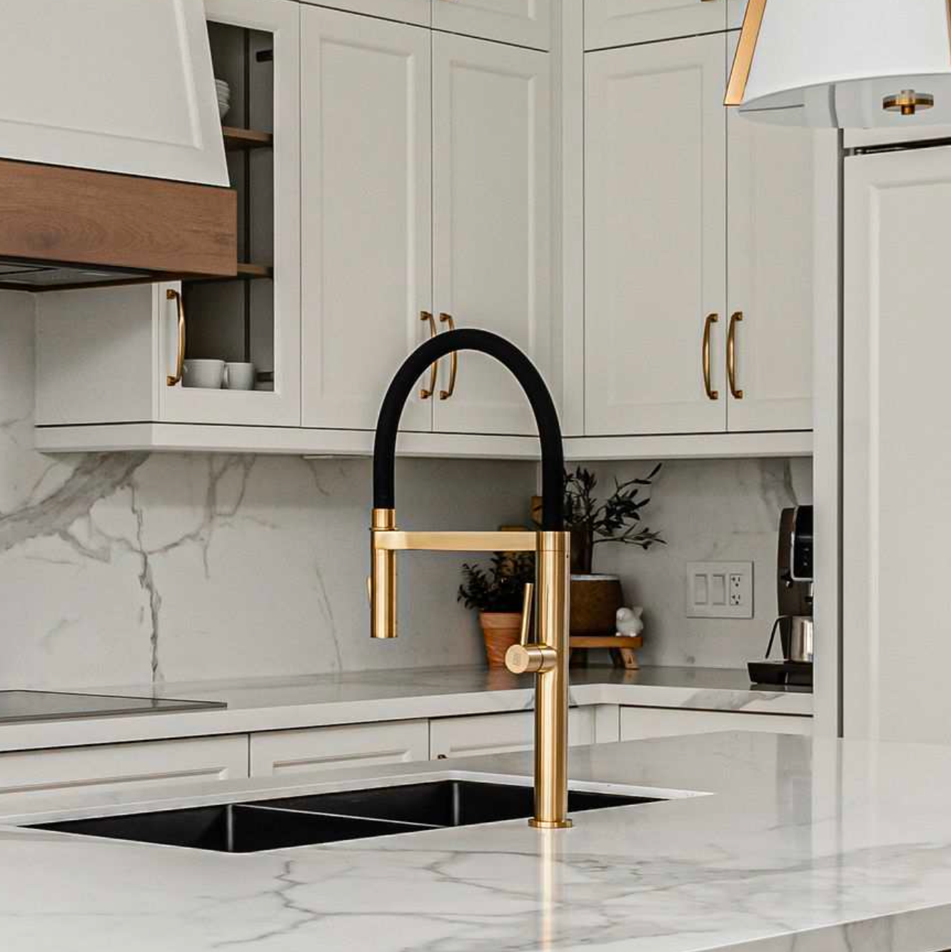 Zomodo Cignus Chef Kitchen Faucet, Dual Function (Stream & Spray)