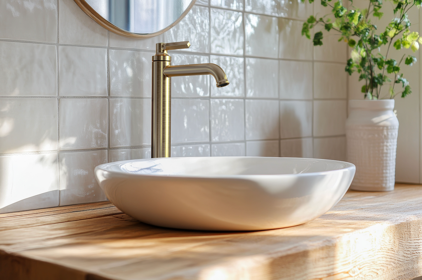 Baril Beaumont B20 High Single-Hole Lavatory Faucet, Drain Not Included, B20-1024-00L