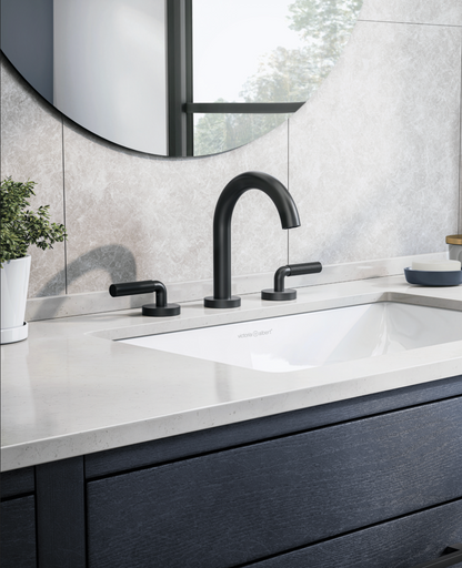 Riobel Riu Widespread Bathroom Faucet With C-Spout RU08L