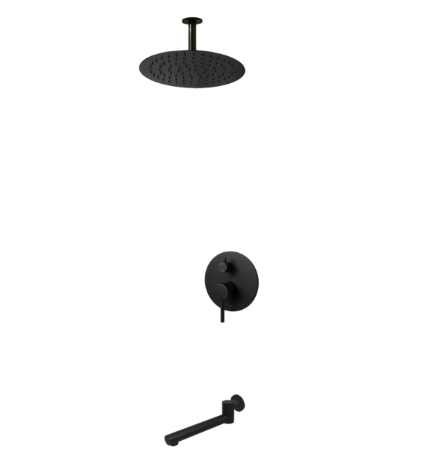 Kodaen Elegante Two Way Pressure Balanced System - Kit 4, With 10" Shower Head & Rough-In Valve