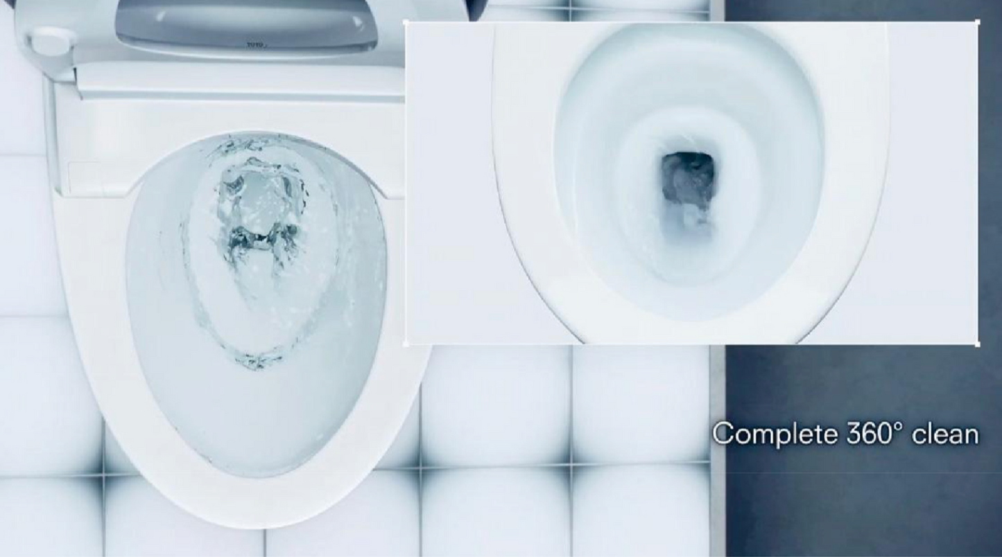 TOTO NEW 1G Aurora One-Piece Toilet - 1.0 GPF Universal, Height Washlet+ Connection