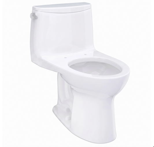 TOTO NEW Ultramax One-Piece Toilet - 1.6 GPF Universal Height Washlet+ Connection Less Seat