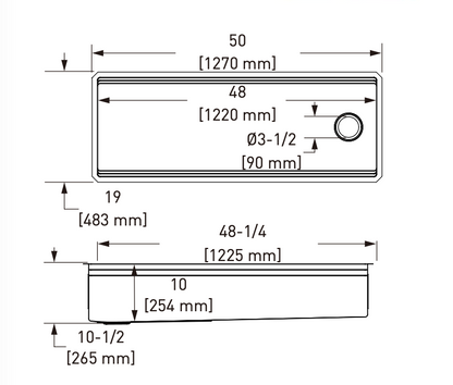 Rohl Culinario 50" Stainless Steel Chef/Workstation Undermount Sink With Accessories - RUWUM5019WSSB