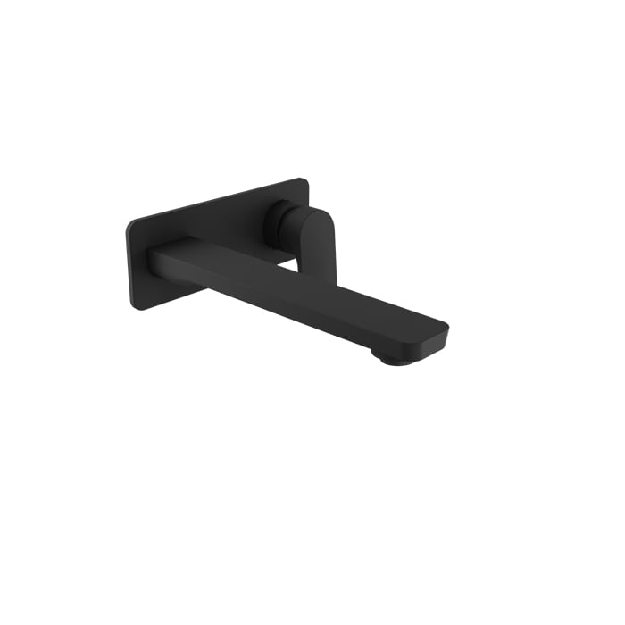 Baril Petite B04 Single Lever Wall-Mounted Lavatory Faucet Trim - Matte Black