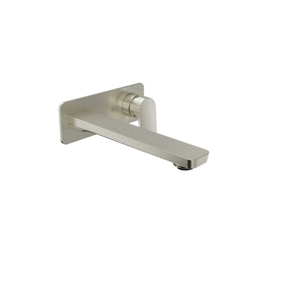 Baril Petite B04 Single Lever Wall-Mounted Lavatory Faucet Trim - Brushed Nickel
