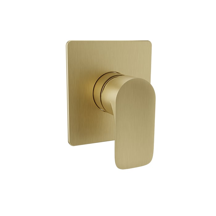 Baril Petite B04 Pressure Balanced Shower Control Valve Trim - Satin Brass
