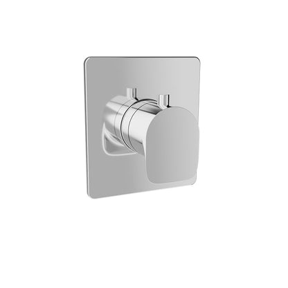 Baril Petite B04 3/4" Thermostatic Valve Trim - Polished Chrome